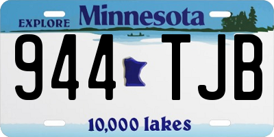 MN license plate 944TJB