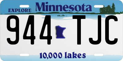 MN license plate 944TJC