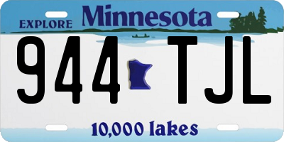 MN license plate 944TJL