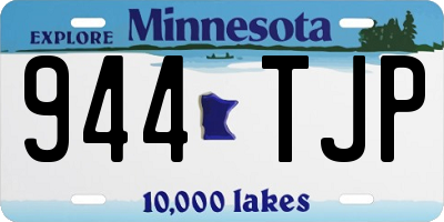 MN license plate 944TJP