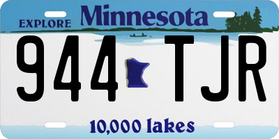 MN license plate 944TJR