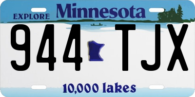 MN license plate 944TJX