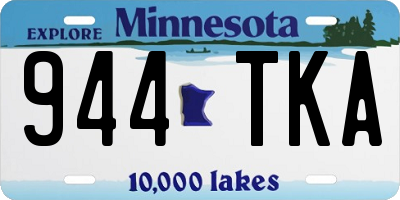 MN license plate 944TKA