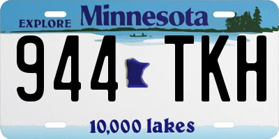 MN license plate 944TKH