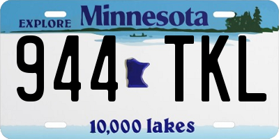 MN license plate 944TKL