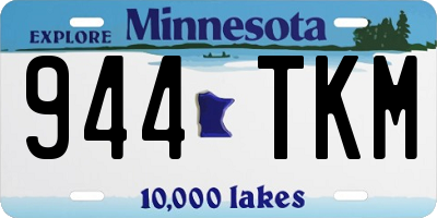 MN license plate 944TKM