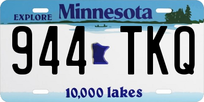MN license plate 944TKQ