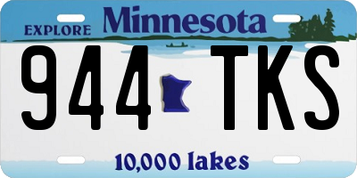 MN license plate 944TKS