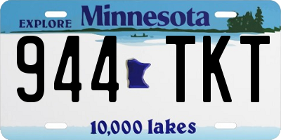 MN license plate 944TKT