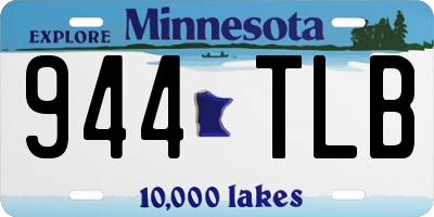 MN license plate 944TLB