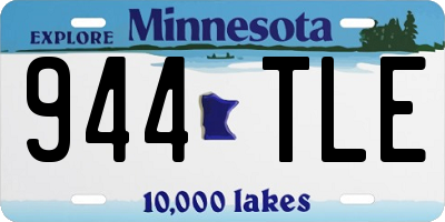 MN license plate 944TLE