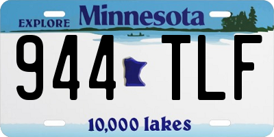 MN license plate 944TLF