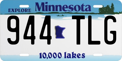 MN license plate 944TLG