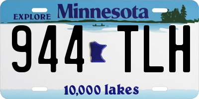 MN license plate 944TLH