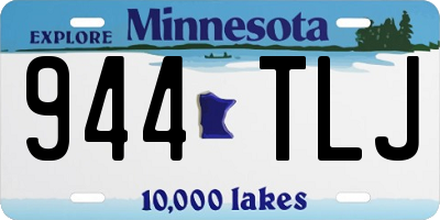 MN license plate 944TLJ