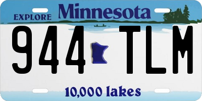 MN license plate 944TLM