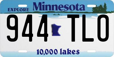 MN license plate 944TLO