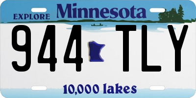 MN license plate 944TLY