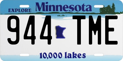 MN license plate 944TME