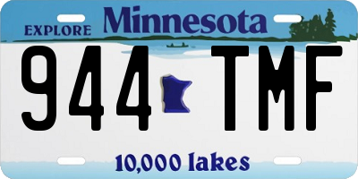MN license plate 944TMF
