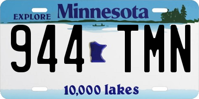MN license plate 944TMN