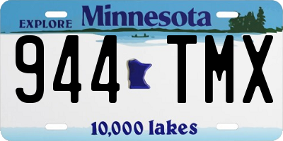 MN license plate 944TMX