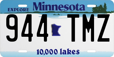 MN license plate 944TMZ