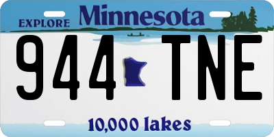 MN license plate 944TNE