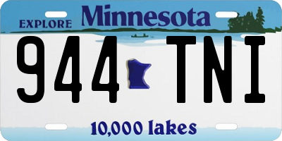 MN license plate 944TNI