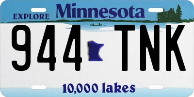 MN license plate 944TNK
