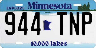 MN license plate 944TNP