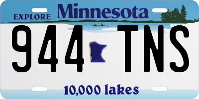 MN license plate 944TNS