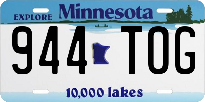 MN license plate 944TOG