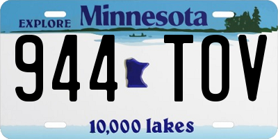 MN license plate 944TOV