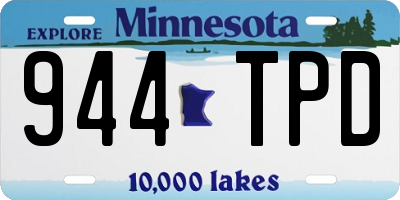 MN license plate 944TPD