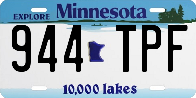 MN license plate 944TPF