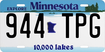 MN license plate 944TPG