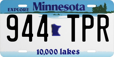 MN license plate 944TPR