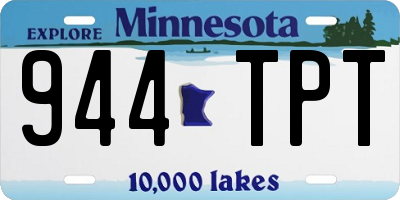 MN license plate 944TPT