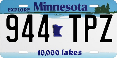 MN license plate 944TPZ