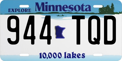 MN license plate 944TQD