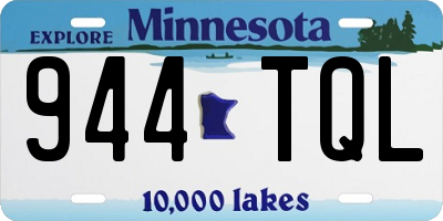 MN license plate 944TQL