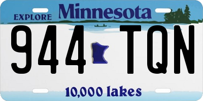MN license plate 944TQN