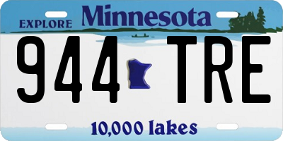 MN license plate 944TRE