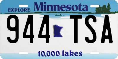 MN license plate 944TSA