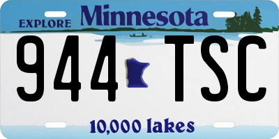 MN license plate 944TSC