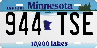 MN license plate 944TSE