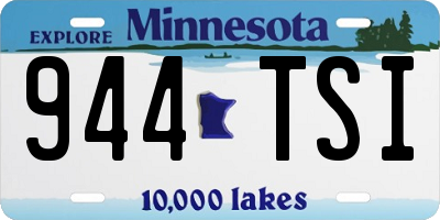 MN license plate 944TSI