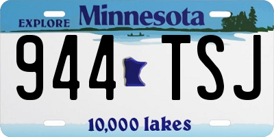 MN license plate 944TSJ