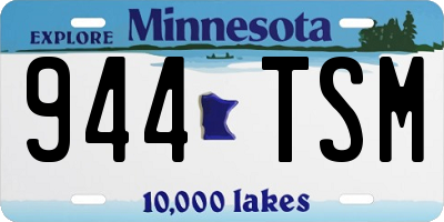 MN license plate 944TSM